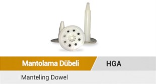 Hofman HGA 40mm Çivili Mantolama Dübeli 1000 Adet +Gaz