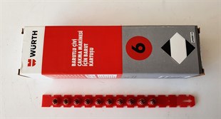 WÜRTHWürth Kırmızı Barut Kartuşu 100 Adet 6.8/11mmKartuş KFTZ 11A CE #086453
